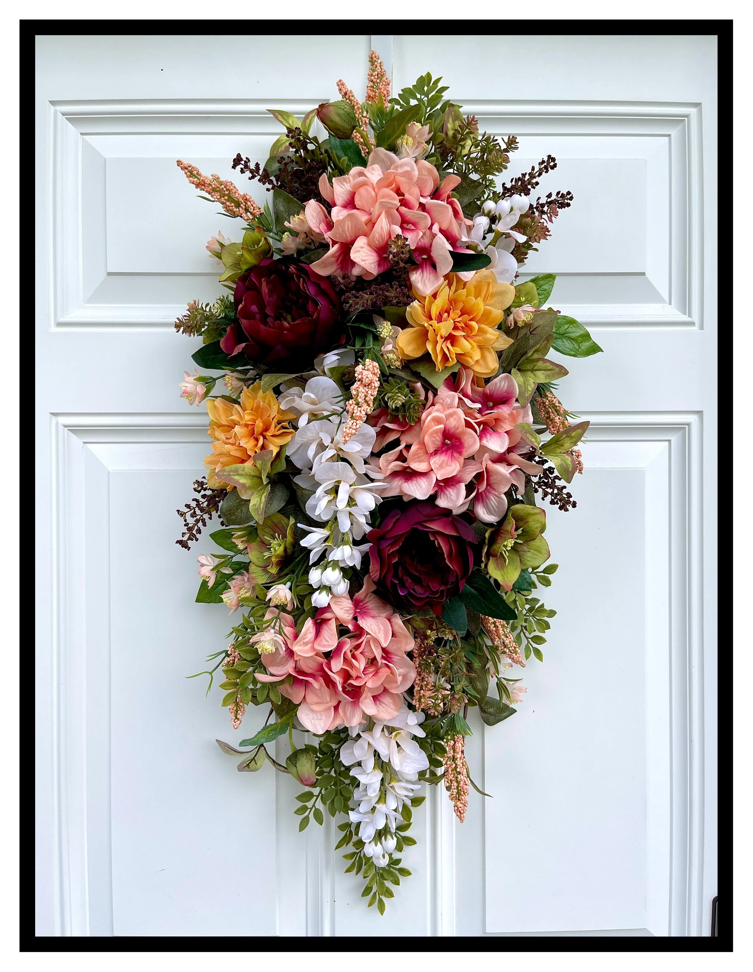 Floral Wall Swags Decor – Amazon.com: Artificial Flower Swags – IDSQ
